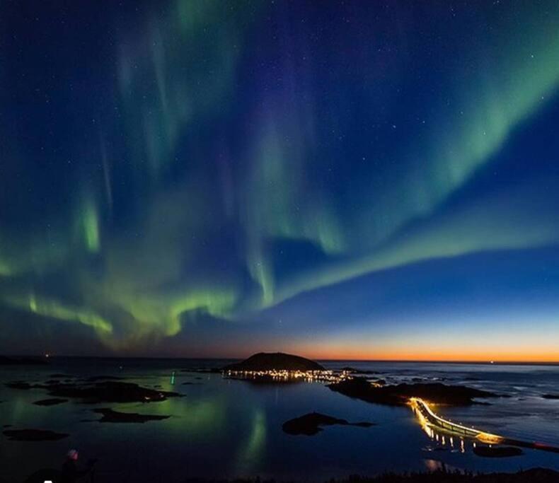 Cabin Aurora Borealis Sommaroy Exterior photo